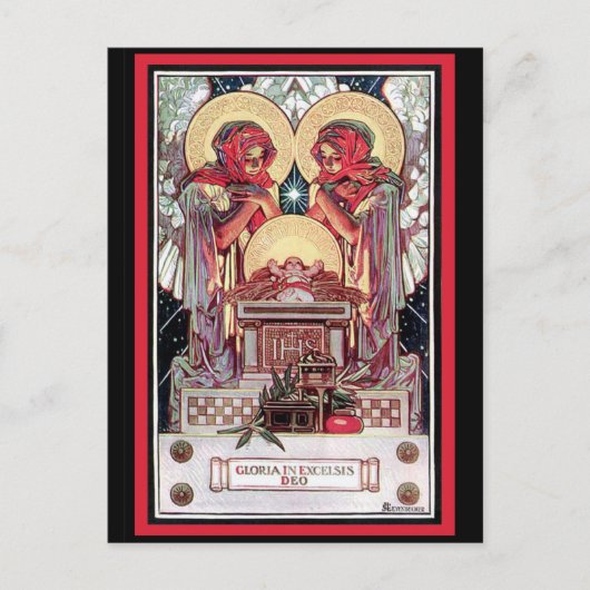 Gloria in Excelsis Deo Briefkaart (Voorkant)