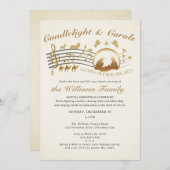 Gloria in Excelsis Deo Christmas Carols Gathering Kaart (Voorkant / Achterkant)