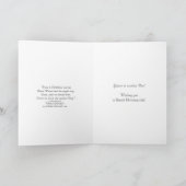 Gloria in excelsis Deo Feestdagen Kaart (Binnen)