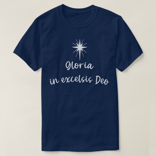 GLORIA IN EXCELSIS DEO T-SHIRT (Design voorkant)