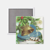 Gloria Kerstbell Magnet (Voorkant / Achterkant)