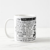 Gloria Steinem QUOTE Mok (Links)