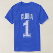 Gloria Supporter Nummer 1 grootste ventilator T-shirt (Design voorkant)