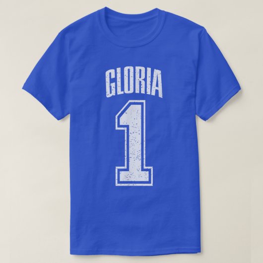 Gloria Supporter Nummer 1 grootste ventilator T-shirt (Design voorkant)