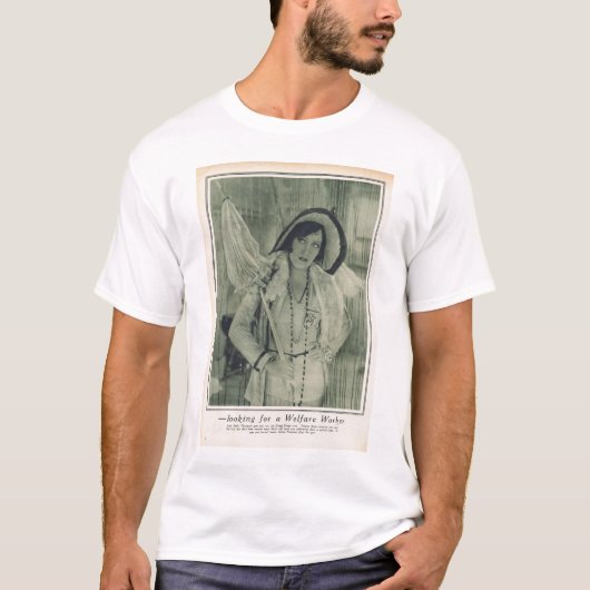 Gloria Swanson 1928 T-shirt (Voorkant)