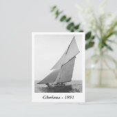 Gloriana, 1891 briefkaart (Staand voorkant)