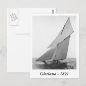 Gloriana, 1891 briefkaart (Voorkant / Achterkant)