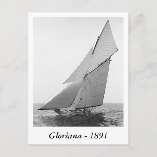 Gloriana, 1891 briefkaart (Voorkant)