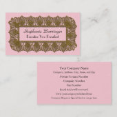 Gloriaphae Piza Elegant Professional Visitekaartje (Voorkant / Achterkant)