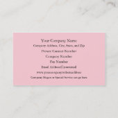 Gloriaphae Piza Elegant Professional Visitekaartje (Achterkant)
