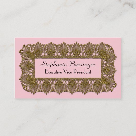 Gloriaphae Piza Elegant Professional Visitekaartje (Voorkant)