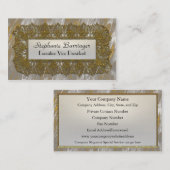 Gloriaphae Spitz Elegant Professional Visitekaartje (Voorkant / Achterkant)