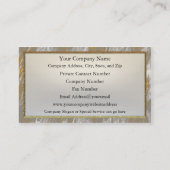 Gloriaphae Spitz Elegant Professional Visitekaartje (Achterkant)