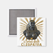 Gloriberende farao Queen Cleopatra Ancient Egypt Magneet (Voorkant / Achterkant)