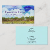 Gloride Abstract Landscape Art Boerderij Barn Hous Visitekaartje (Voorkant / Achterkant)