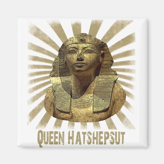 Gloride farao Queen Hatshepsut Ancient Egypt Magneet (Voorkant)