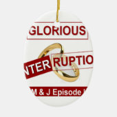 Gloride Interruptie Nice Dag Betere Nachtcadeaus Keramisch Ornament (Voorkant)