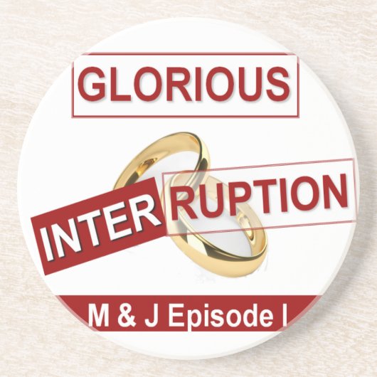 Gloride Interruptie Nice Dag Betere Nachtcadeaus Zandsteen Onderzetter (Voorkant)