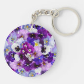 Gloride pansieën, sleutelhanger (Achterkant)