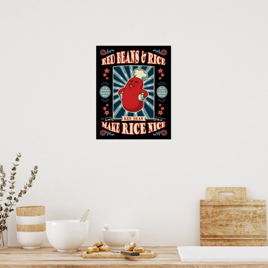 Gloride rode bonen poster (Keuken)