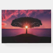 Gloride Setting Sun Funeral Guest Book Gastenboek (Achterkant)