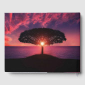 Gloride Setting Sun Funeral Guest Book Gastenboek (Achterkant)