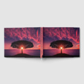 Gloride Setting Sun Funeral Guest Book Gastenboek (Volledig)