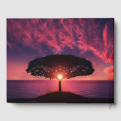 Gloride Setting Sun Funeral Guest Book Gastenboek (Achterkant)