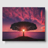 Gloride Setting Sun Funeral Guest Book Gastenboek (Voorkant)