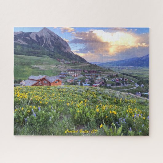 Glorideachtig fotografisch Uitzicht van Crested Bu Legpuzzel (Horizontaal)