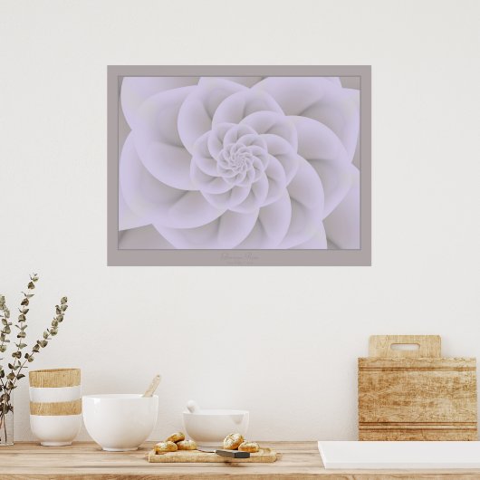 Gloridehoudend Roos Poster (Keuken)