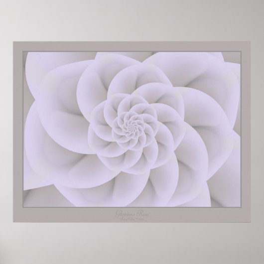 Gloridehoudend Roos Poster (Voorkant)