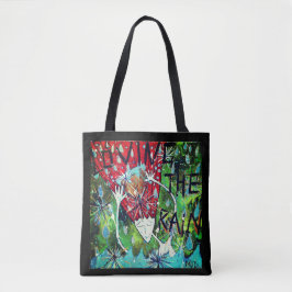 Gloridevolle heldere en vrolijke canvas tas