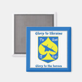 Glorie aan de helden van de oekraïne - strijder te magneet (Voorkant / Achterkant)