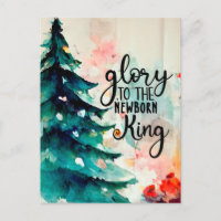 Glorie aan de Newborn King kerstcarol