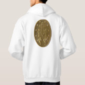 Glorie aan de wonderbaarlijke medaille hoodie (Achterkant)