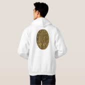 Glorie aan de wonderbaarlijke medaille hoodie (Achterkant volledig)