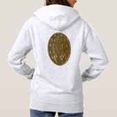 Glorie aan de wonderbaarlijke medaille hoodie (Achterkant)