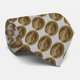 glorie aan de wonderbaarlijke medaille stropdas