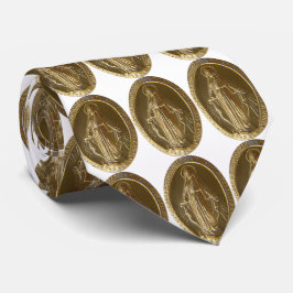 glorie aan de wonderbaarlijke medaille stropdas