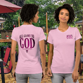 Glorie aan God Christelijk T-shirt