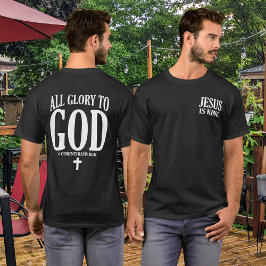 Glorie aan God Christelijk T-shirt