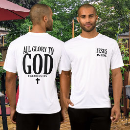 Glorie aan God Christelijk T-shirt