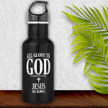 Glorie aan God Christelijk Waterfles<br><div class="desc">Glorie aan God Bijbelvers 1 Korintiërs 10:31 Dus of je nu eet of drink,  of wat je ook doet,  doe het allemaal voor de glorie van God.</div>
