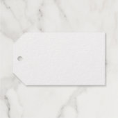 Glorie aan God | Gouden rustieke Kerst Cadeaulabels (Achterkant (horizontaal))