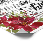 Glorie aan God in de Hoogste Bijbel Verse Pagina Poster (Hoek)