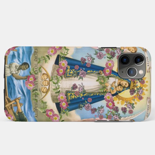 glorie aan onze liefdadigheidsdame Case-Mate iPhone case (Achterkant (horizontaal))