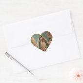 glorie aan onze liefdadigheidsdame hart sticker (Envelop)