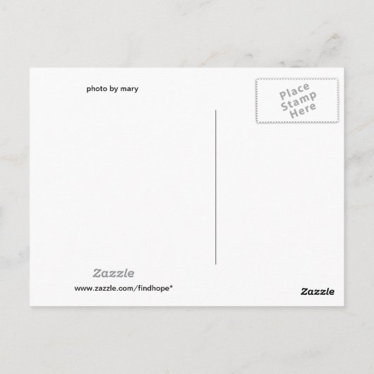 glorie briefkaart (Achterkant)