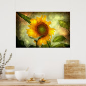 Glorie (Poster van zonnebloemen) Poster (Keuken)